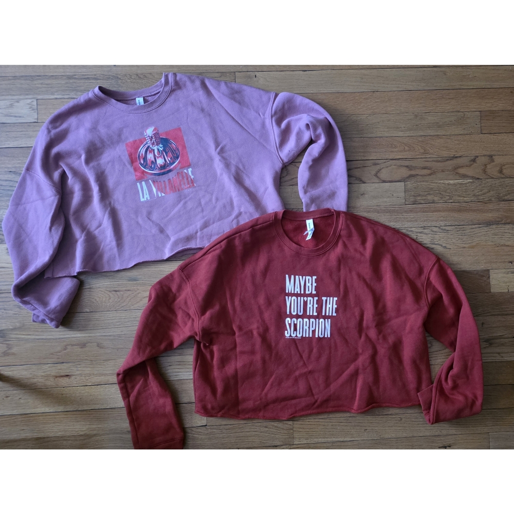 2 Cropped Killing Eve Sweatshirts